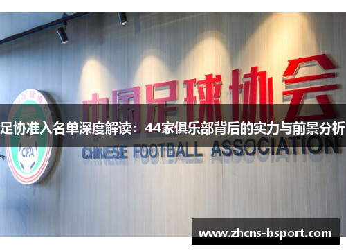 足协准入名单深度解读：44家俱乐部背后的实力与前景分析